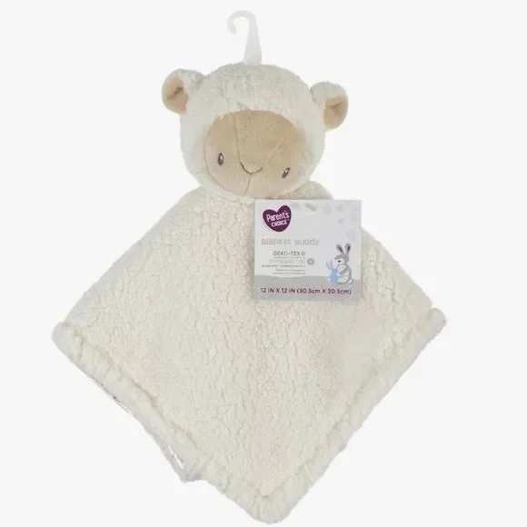 Lamb Unisex Neutral Security Blanket Lovey Snuggle Buddy Parents Choice NWT - Picture 1 of 10